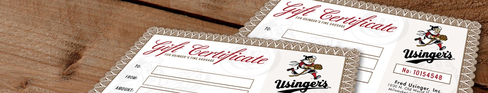Gift Certificates Gift Certificates