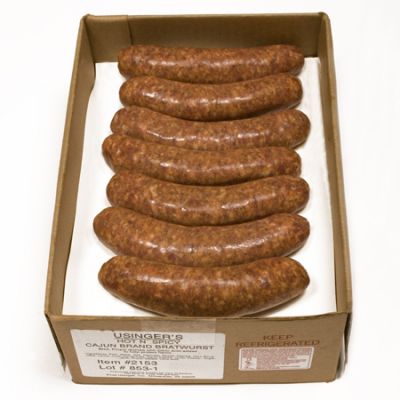 Cajun Brand Bratwurst  - Carton