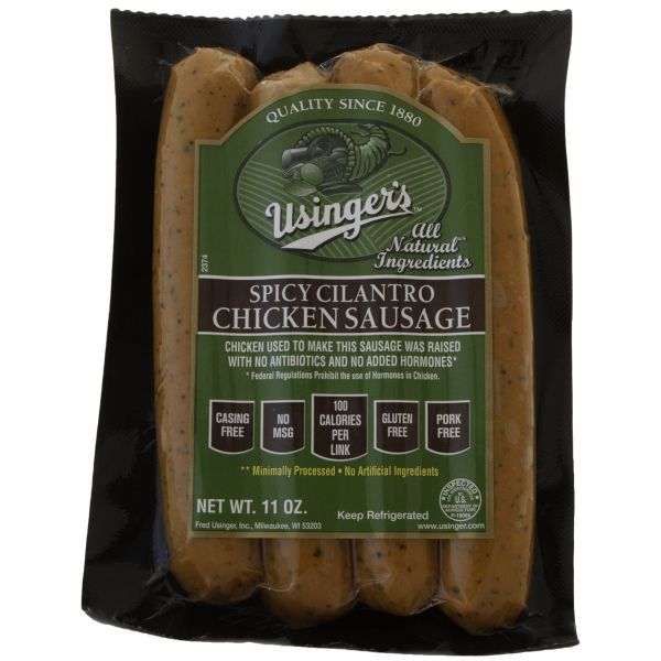 All Natural Spicy Cilantro Chicken Sausage