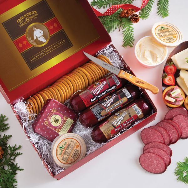 Birthday Summer Sausage & Cheese Gift Box