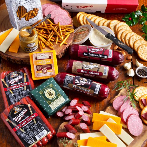 Birthday Summer Sausage & Cheese Gift Box