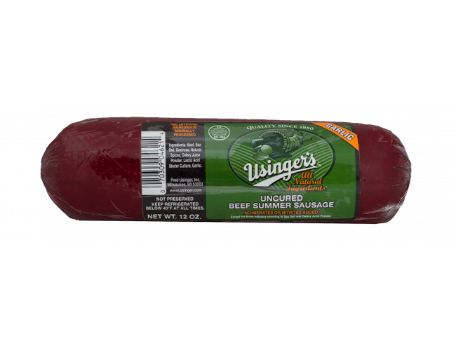 All Natural Beef Summer With Garlic Sausage